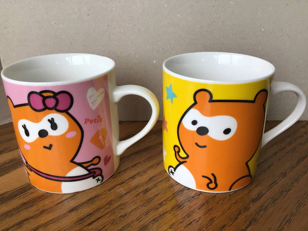 PONTA マグカップ　4個セット　新品未使用　小物　プレゼント Amazon.co.jp: Ponta/ポンタファミリーマグカップ4個セットポンタ